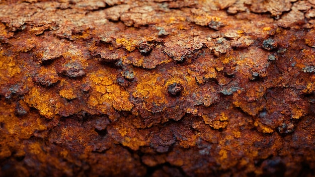 Foto fondo de óxido y metal oxidado