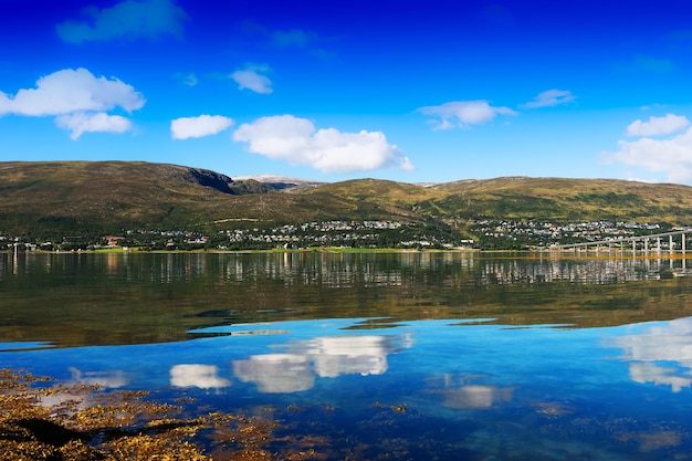 Fondo de paisaje de la comunidad de Noruega hd