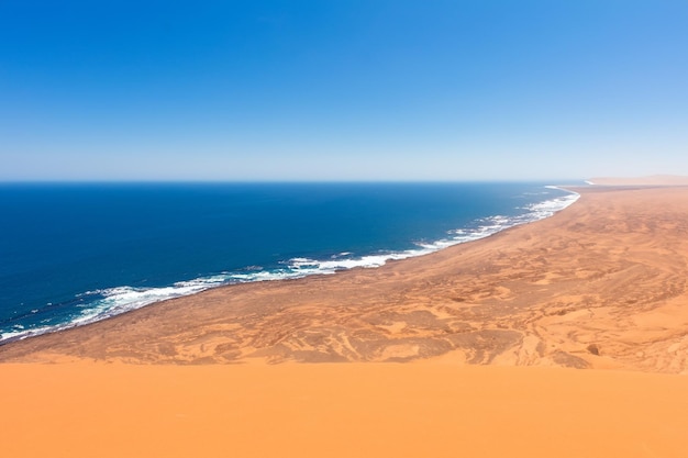 Foto el fondo del paisaje desértico