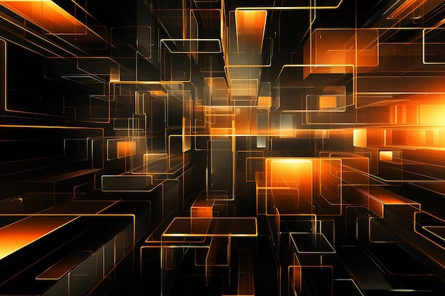 Fondo De Paisaje Lineal Dinámico Fondo Fusión Estilos Futuristas