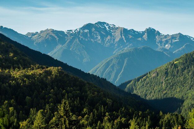 fondo del paisaje montañoso