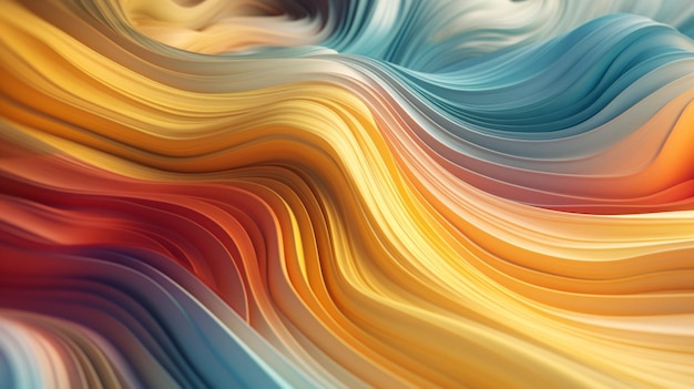 Fondo de paisaje de onda colorido abstracto