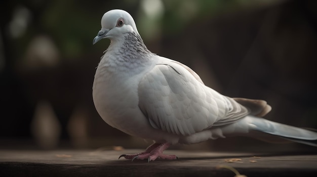 El fondo del pájaro paloma