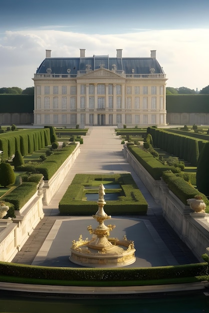 Fondo del Palacio de Versalles