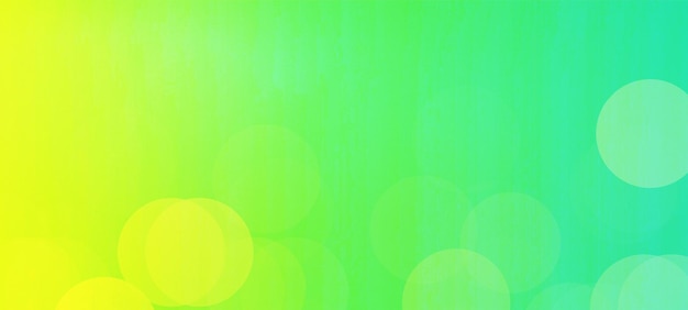 Fondo de panorama de bokeh de pantalla ancha degradado amarillo y verde agradable