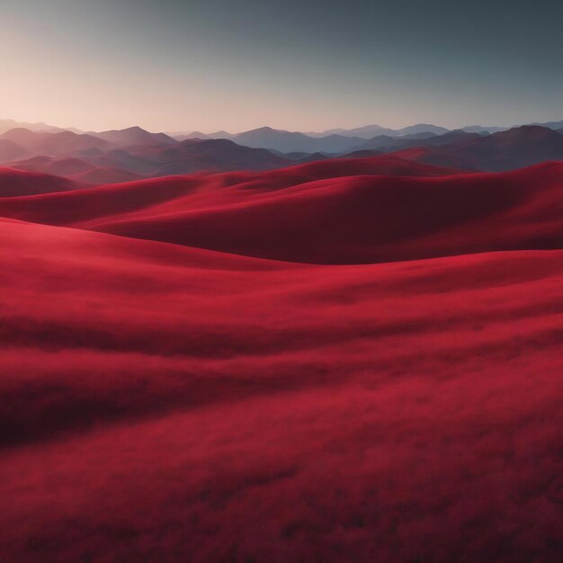 Foto fondo panorámico de gradiente rojo liso