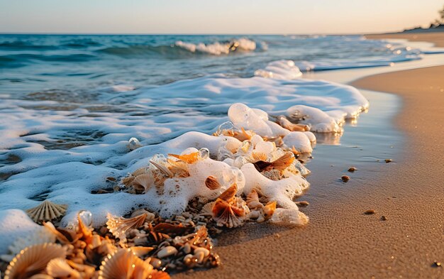 Foto fondo panorámico del océano del mar