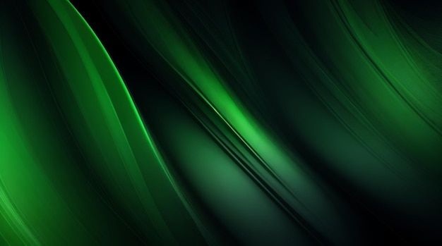 Fondo de pantalla abstracto generado por AI con degradado verde