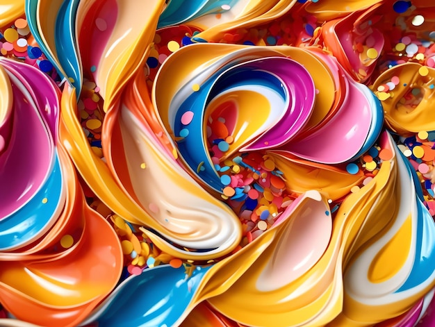 Foto fondo de pantalla de arte abstracto vibrante