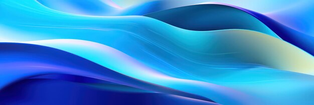 Fondo de pantalla azul abstracto con ondas suaves sobre fondo oscuro