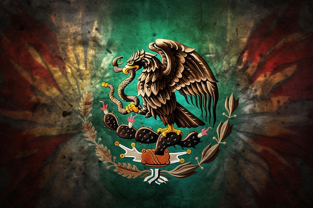 Fondo de pantalla de la bandera de México