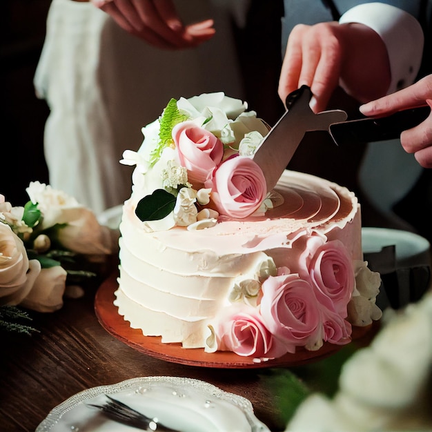 Fondo de pantalla de boda y pasteles