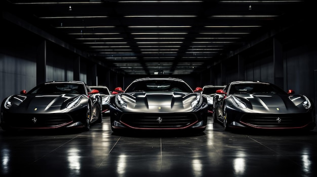 Fondo de pantalla de la colección de autos deportivos Ferrari