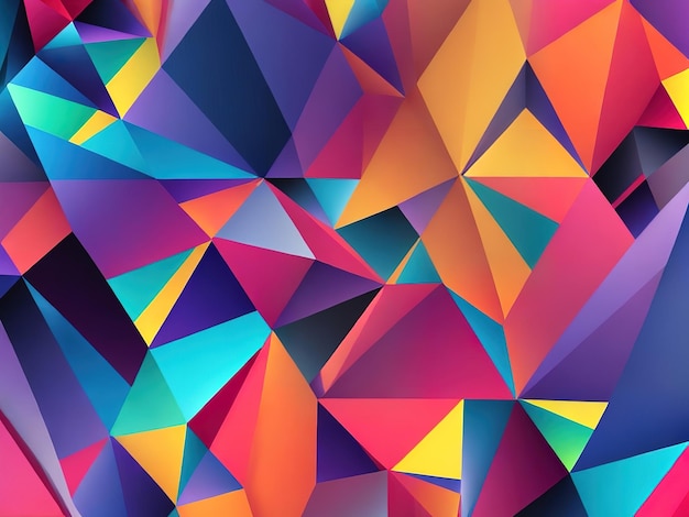Foto fondo de pantalla colorido abstracto 3d hd