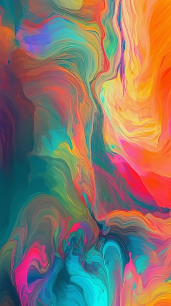 Fondo de pantalla colorido con un fondo de arco iris y un fondo colorido.