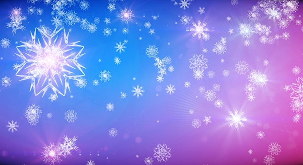 Fondo de pantalla de copo de nieve creativo