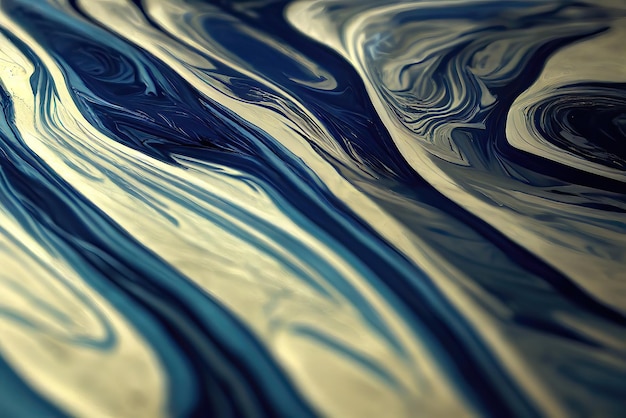 Fondo de pantalla de flujo de pintura de mármol líquido abstracto