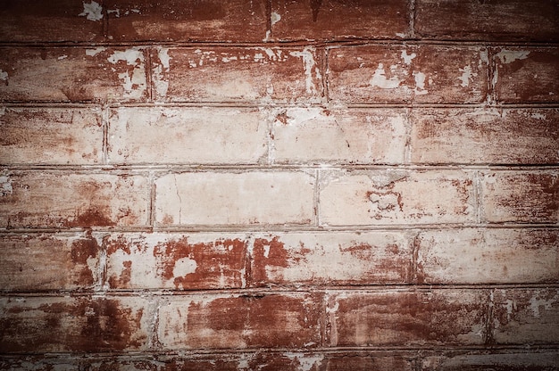 Fondo de pantalla de fondo de pared de ladrillos vintage rojo