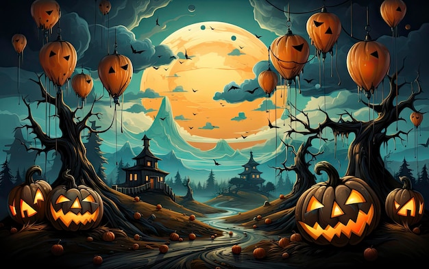 fondo de pantalla de halloween para una fiesta de halloween