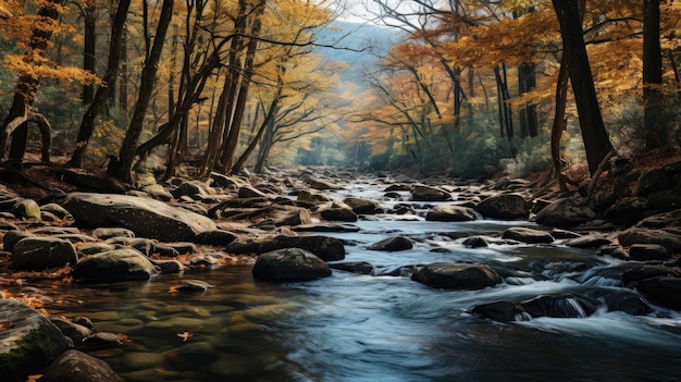 Fondo de pantalla HD 8K con vista al lago Imagen fotográfica de stock