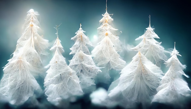 Fondo de pantalla hd de navidad con nieve que cae hermosa obra de arte  estacional y fondo de espacio de copia | Foto Premium