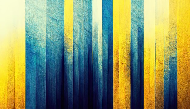 Foto fondo de pantalla de líneas verticales abstractas con colores azul y amarillo.