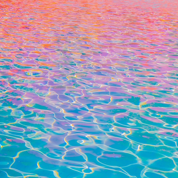 Fondo de pantalla minimalista Azul rosa vaporwave piscina relajarse agua Sueños de vacaciones concepto de tiempo