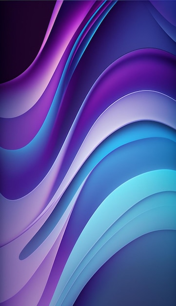 Fondo de pantalla morado y azul que es perfecto para iphone xs.