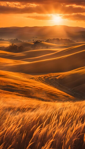 Fondo de pantalla de Olas de ámbar en el Heartland