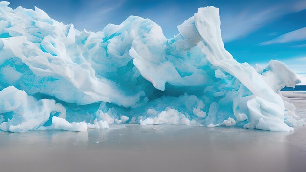 Fondo de pantalla de olas congeladas