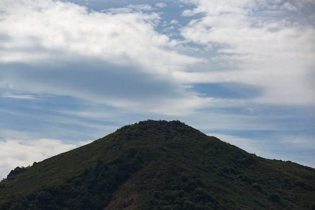 Foto fondo de pantalla de paisaje nublado en el cielo