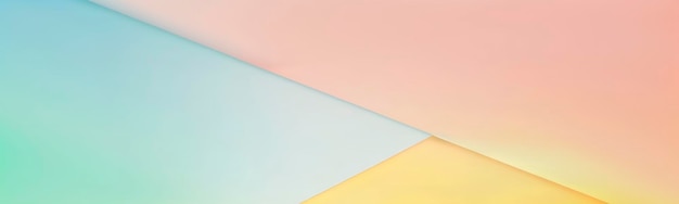 Foto fondo de pantalla panorámico de onda abstracta en colores pastel ai generativa