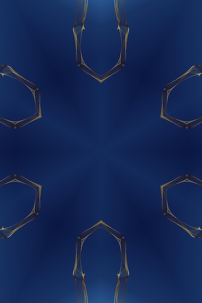 Fondo de pantalla de plantilla de volante de marco geométrico de línea y onda colorida