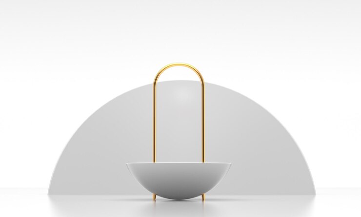 Fondo de pantalla de producto blanco