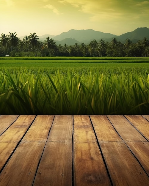 Un fondo de pantalla que dice 'el arroz verde'