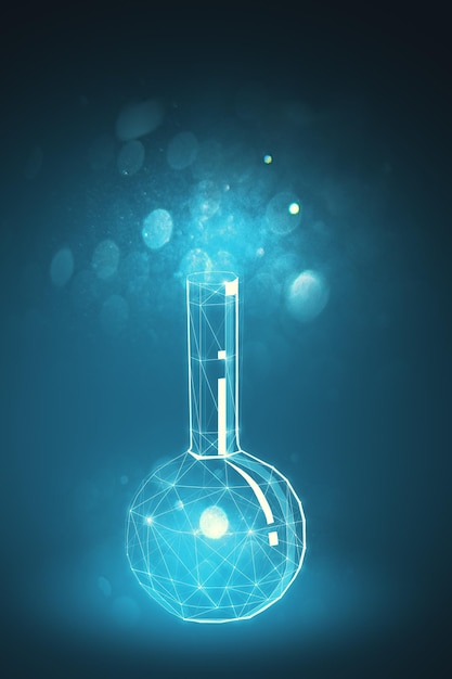 Fondo de pantalla de réplica química abstracta