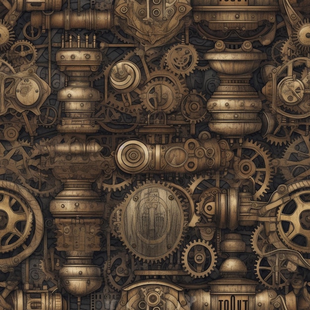 Fondo Artista Steampunk Disfrazado Y Accesorios Steampunk Fondo