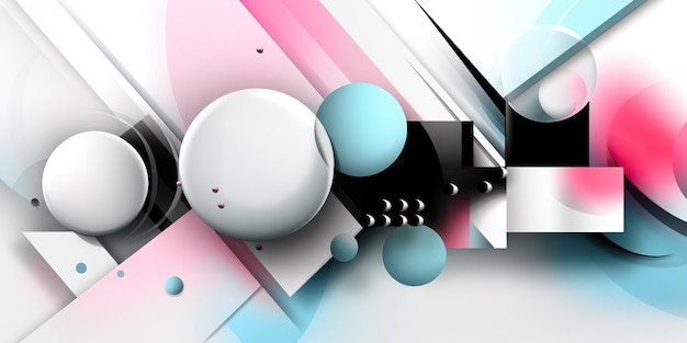 Fondo de pantalla de textura de patrón de color rosa geométrico abstracto generado por IA Arte gráfico generativo de IA