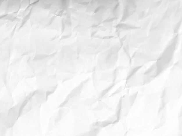 Fondo de papel blanco arrugado