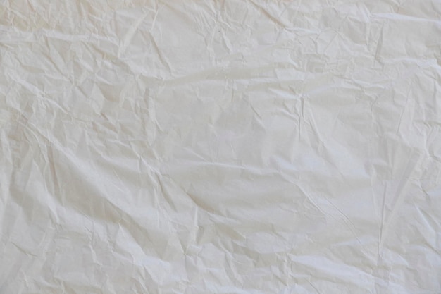 Fondo de papel de espacio de diseño con textura Papel blanco arrugado