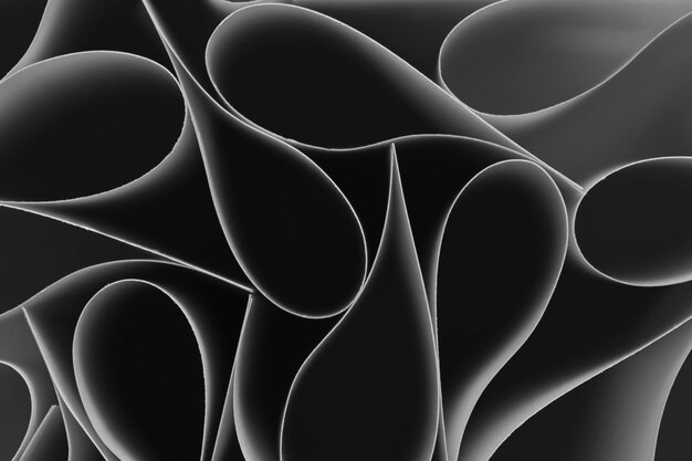 Fondo de papel gris abstracto con líneas suaves