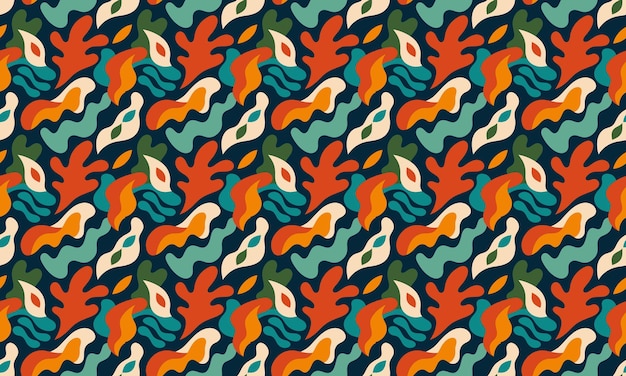 Fondo de papel de pared de diseño orgánico sin costuras