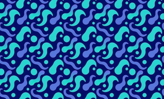 Fondo de papel de pared con patrón sin costuras de diseño fluido