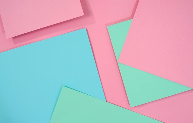 fondo de papel pop-up abstract de colores