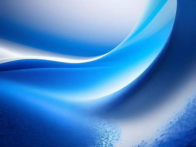 Fondo de papel tapiz abstracto de ondas azules y blancas para escritorio