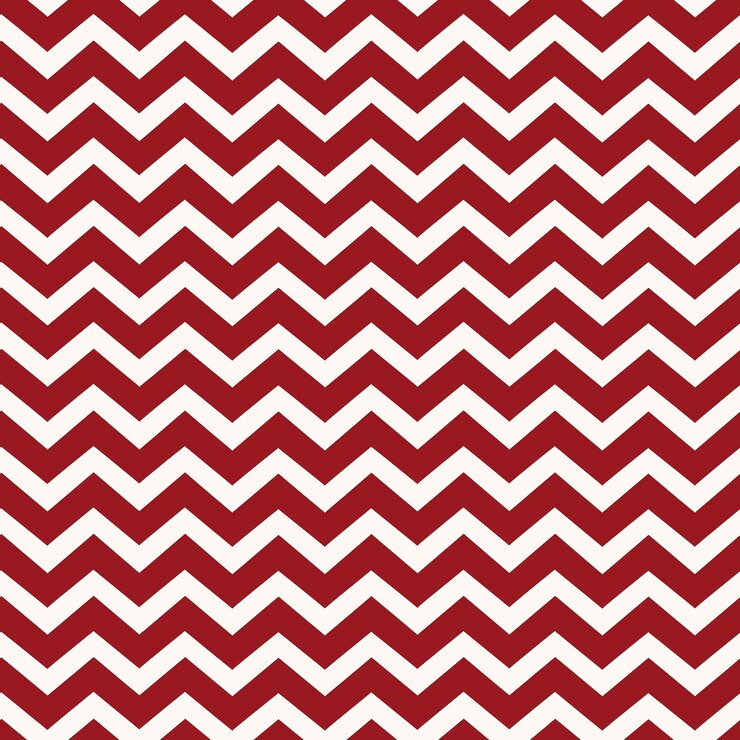Foto un fondo de papel tapiz de chevrones rojos y blancos con patrón sin costuras