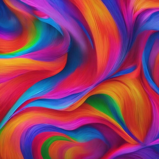 Foto fondo de papel tapiz de colores vívidos y borrosos