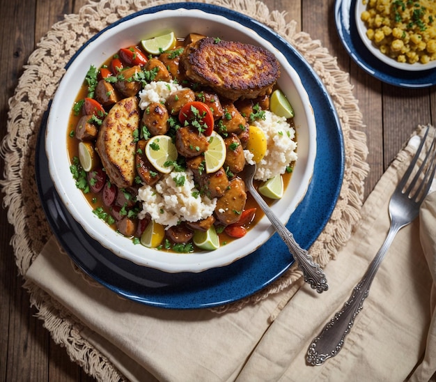 Foto fondo de papel tapiz de comida brasileña