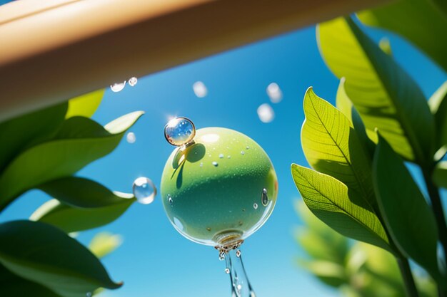 Foto fondo de papel tapiz de elemento de diseño creativo de efecto especial de chapoteo de gota de agua