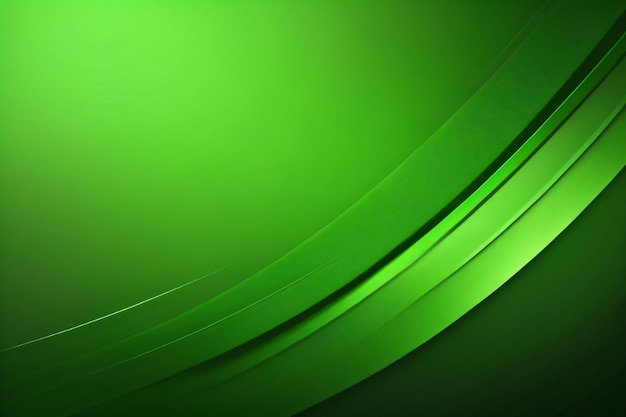 Fondo de papel tapiz hermoso abstracto verde con patrón de onda en él generativo ai